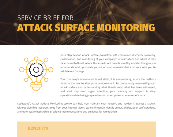 Attack Surface Monitoring