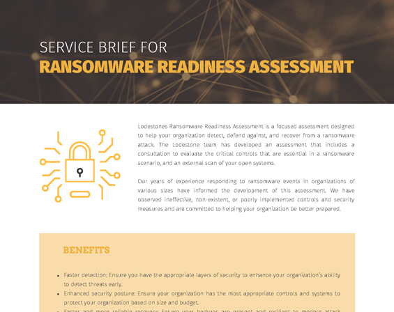 Ransomware Readiness Assessment